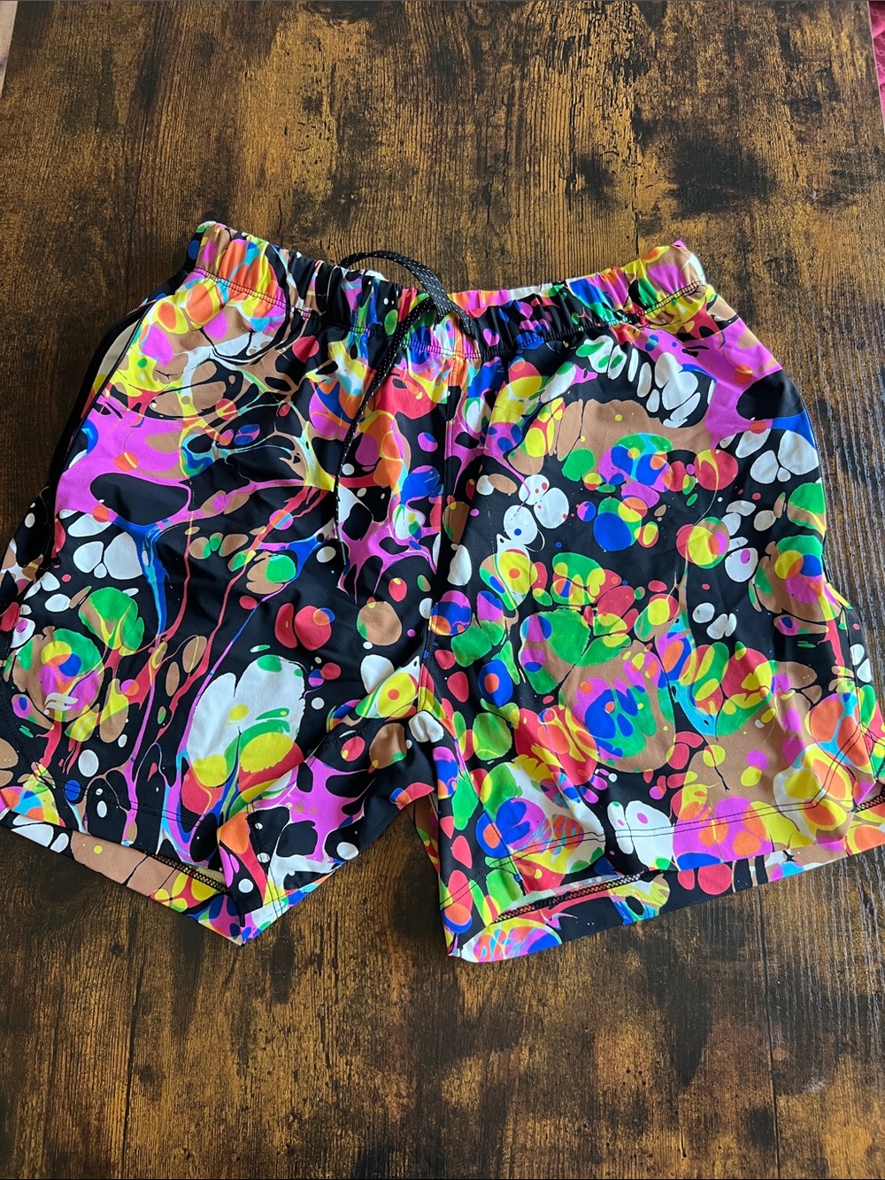 Kids Colorful Paint-Splash Shorts